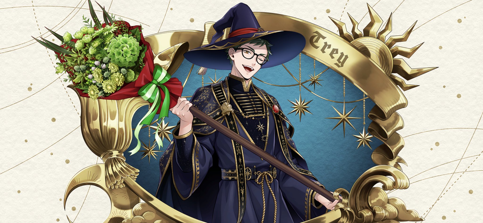 ツイステ ブルームバースデー SD 缶バッジ トレイ・クローバー